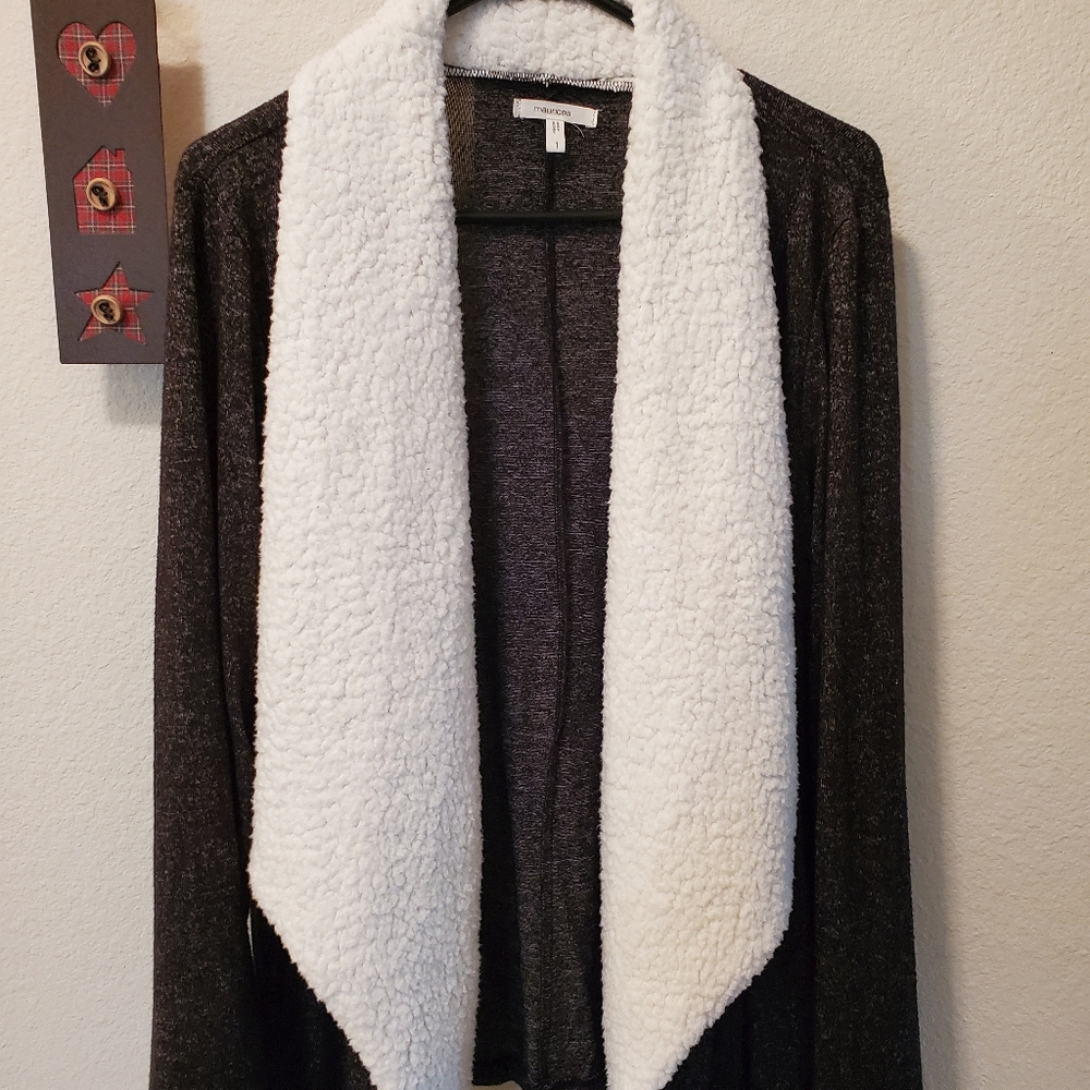 Light weight sweater jacket.